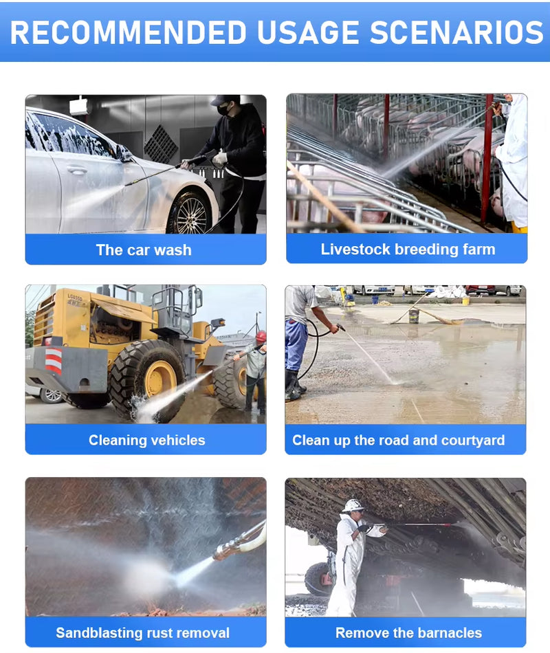 5500W 250Bar High Pressure Electric Multifunctional Washer New Industrial Water Jet Cleaning Machine Cheap High Pressure