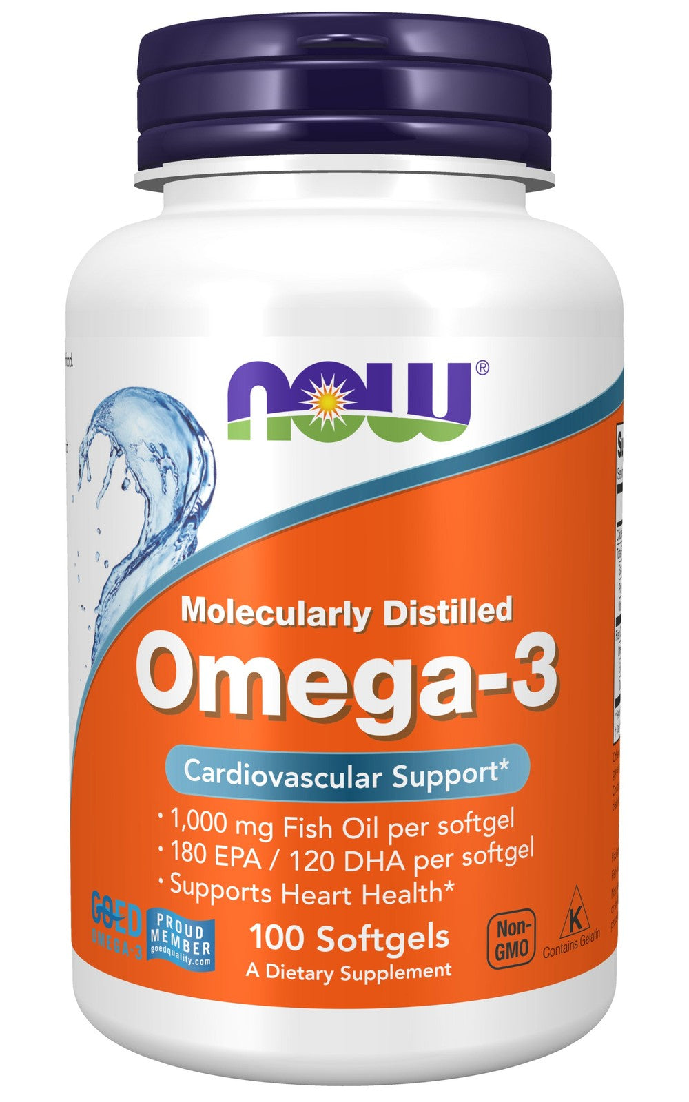 NOW Supplements - Omega-3 100 Softgels