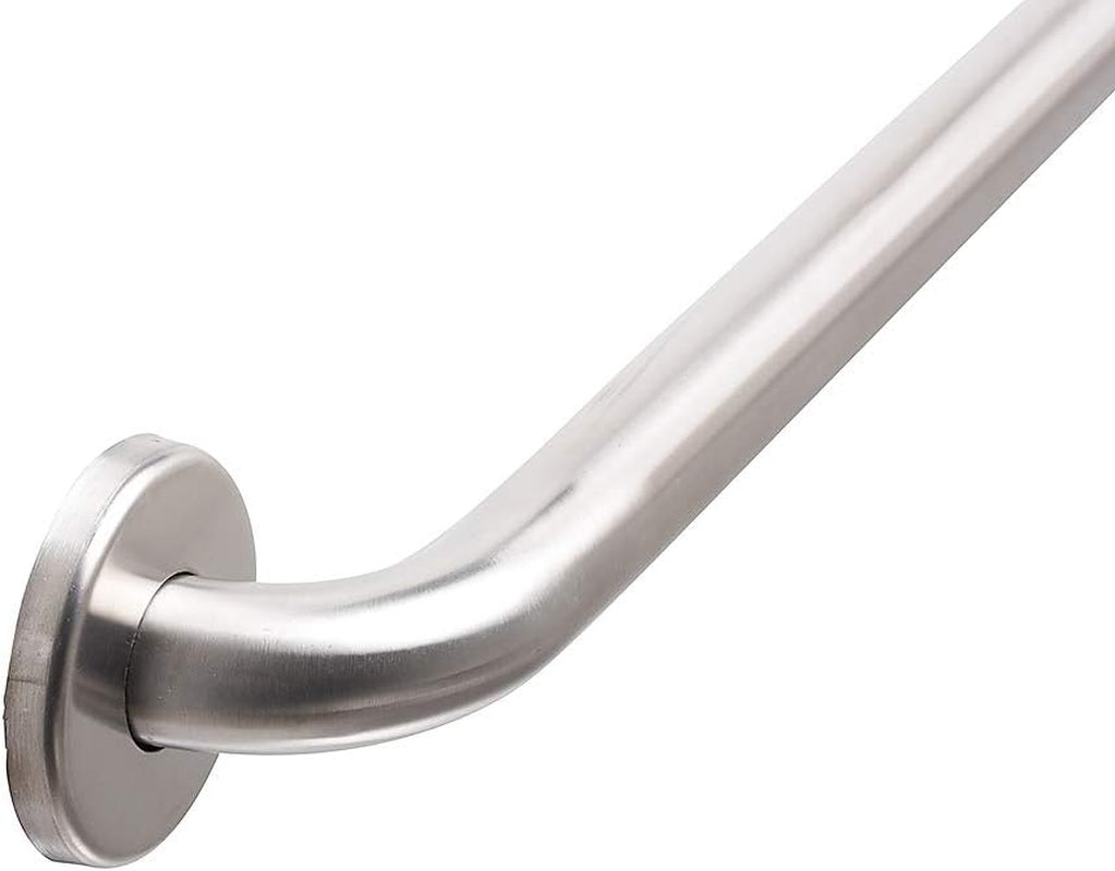 Straight Grab Bar Bath, 18",1.25" Diameter Satin Stainless