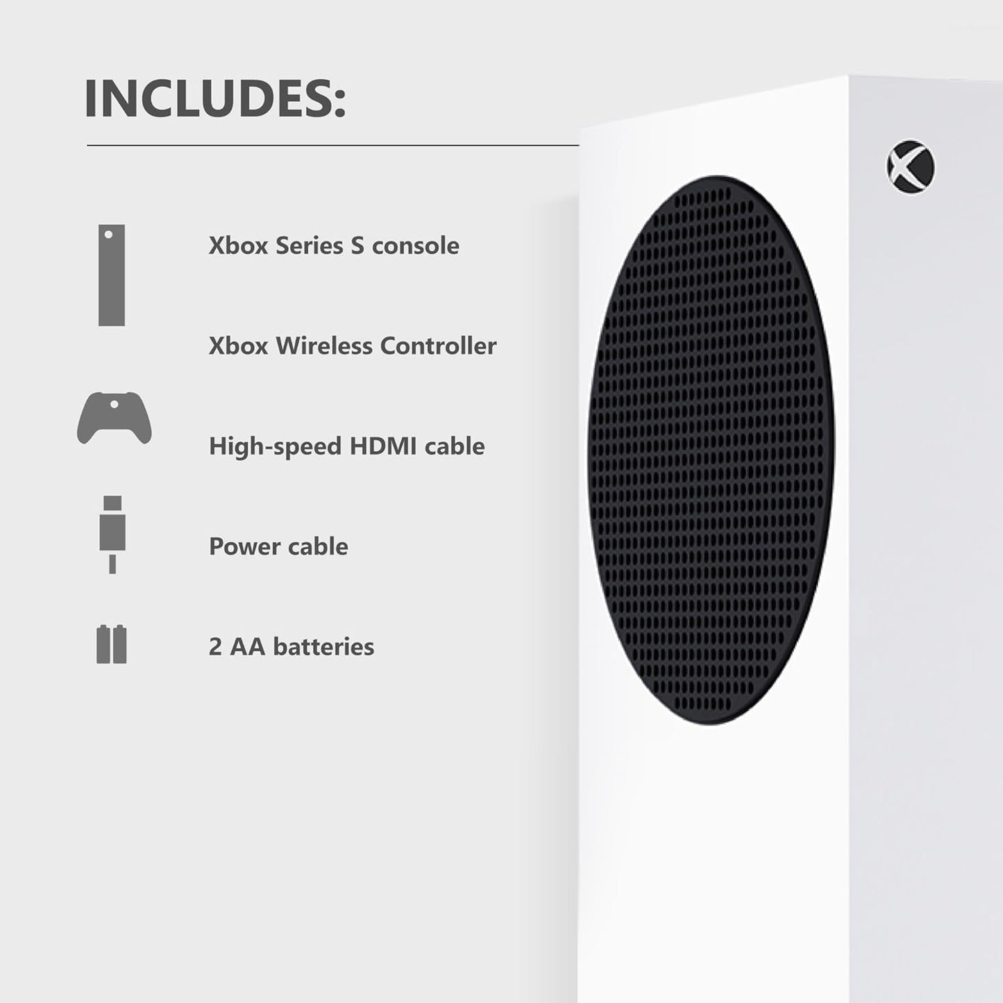 Series S - All Digital Gaming Console - 512GB SSD - Includes Wireless Controller - 120FPS - Robot White