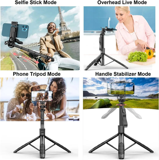 Innotech Sc Extendable Auto Face Tracking Tripod 360 Rotating Tripod, Both Auto or Manual Moving Control, Smart Cameraman Shooting for Video, Vlog, Live Stream