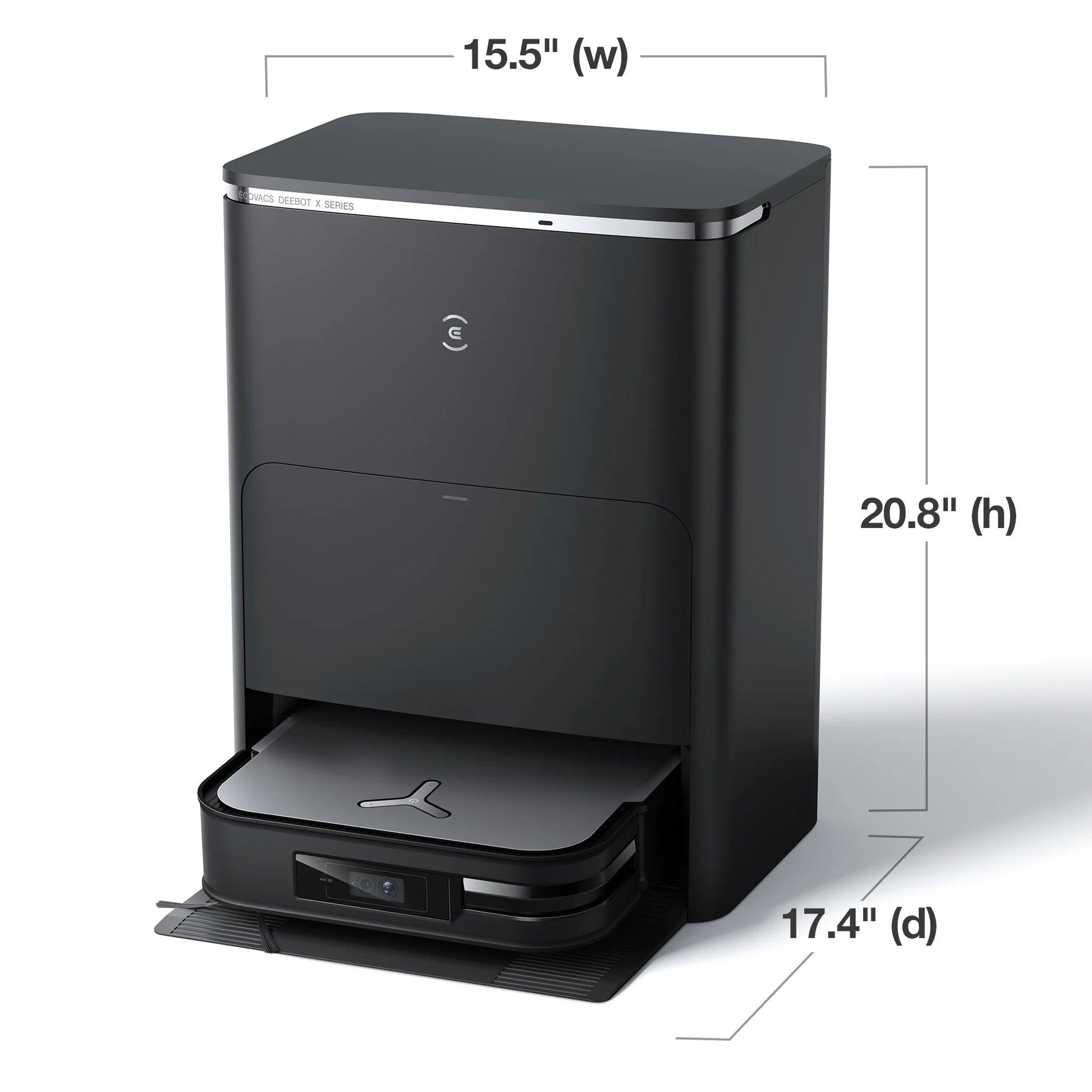 DEEBOT X2 OMNI Robot Vacuum and Spinning Mop with Automatic Mop Lifting and Cleaning Station