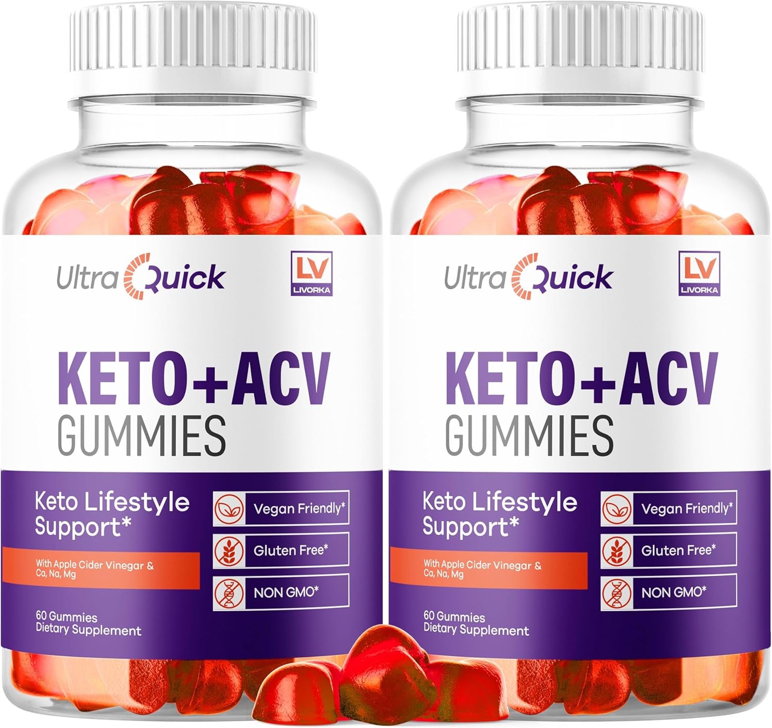(2 Pack) Ultra Quick Keto ACV Gummies Weight Loss, Ultra Quick Keto ACV Gummies, Ultraquick Keto ACV Gummies, Ultraquick Keto plus ACV Support Gummies, Ultra Quick Weight Loss Gummies for 2 Months
