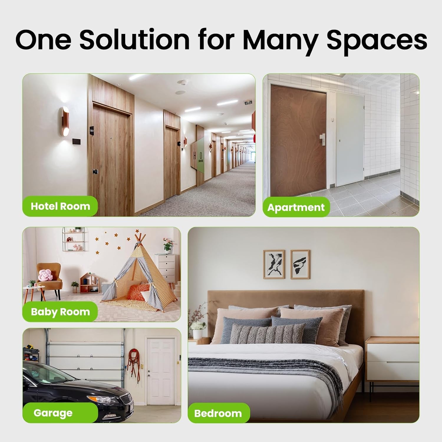 4-In-1 Smart Door Knob Fingerprint Door Lock with Keypad, Biometric & App Control, Keyless Entry for Room, Garage, Office, Apartment, Local Data Storage