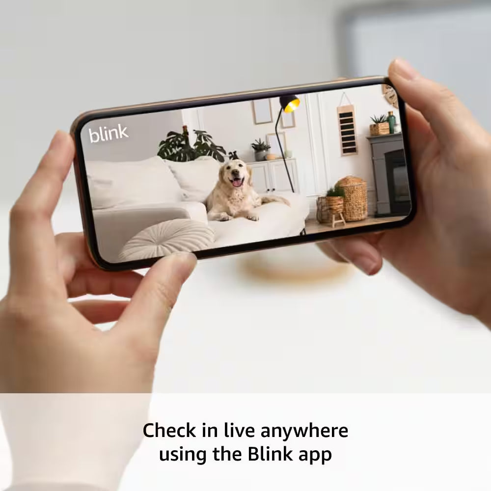 Mini Indoor Wired 1080P Wi-Fi Security Camera - White (2-Pack)