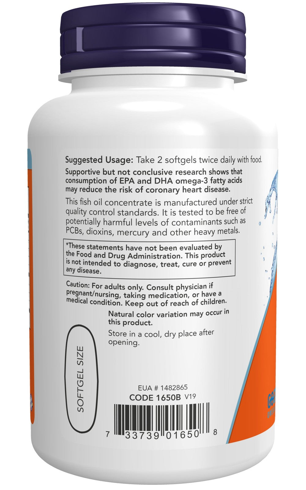 NOW Supplements - Omega-3 100 Softgels
