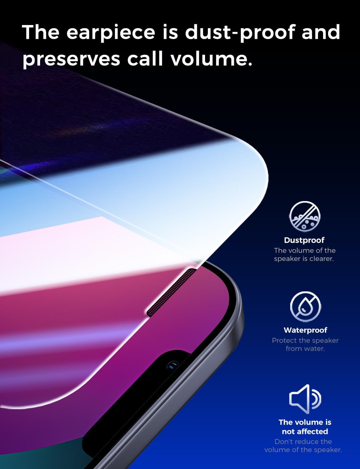 2 Pack for Iphone 13/14& Iphone 13 Pro 6.1 Inch Tempered Glass Screen Protector, Auto Dust-Elimination, Bubble Free, HD Clear, Easy Installation