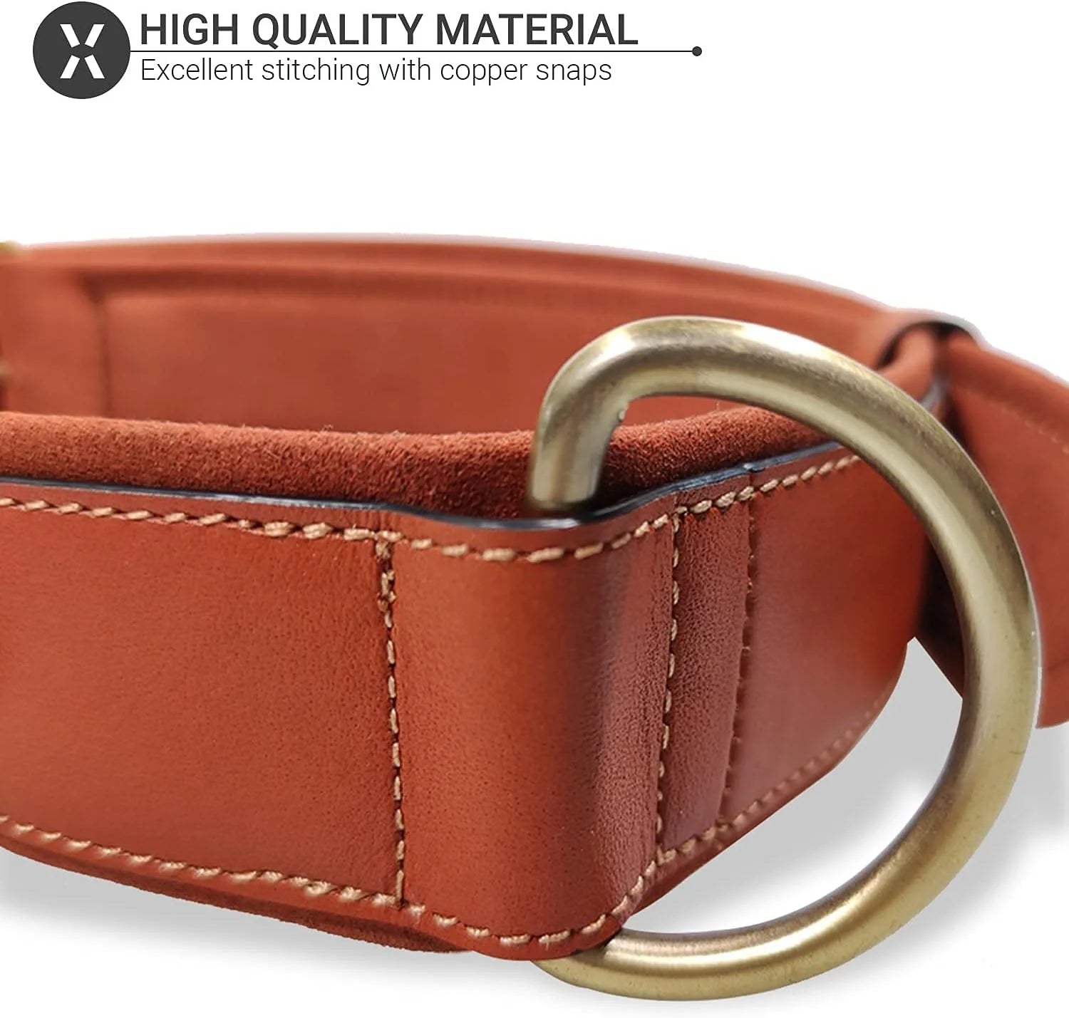Leather Airtag Collar