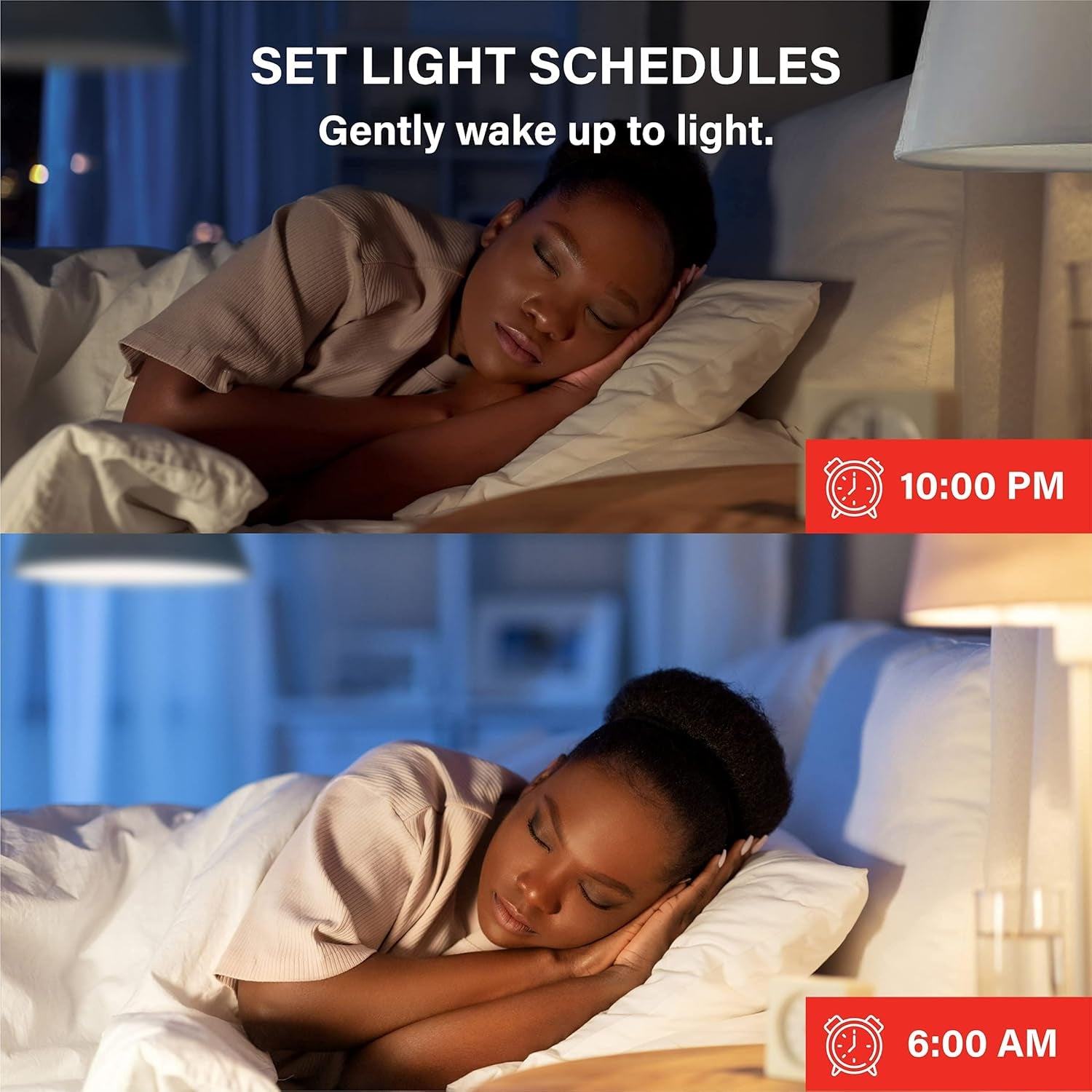 Alexa Light Bulb, Bluetooth Mesh Smart Light Bulbs, Smart Bulbs That Work with Alexa Only, Dimmable LED Bulb E26 A19, 60W Equivalent Soft White 800LM, Certified for Humans Device, 4 Pack