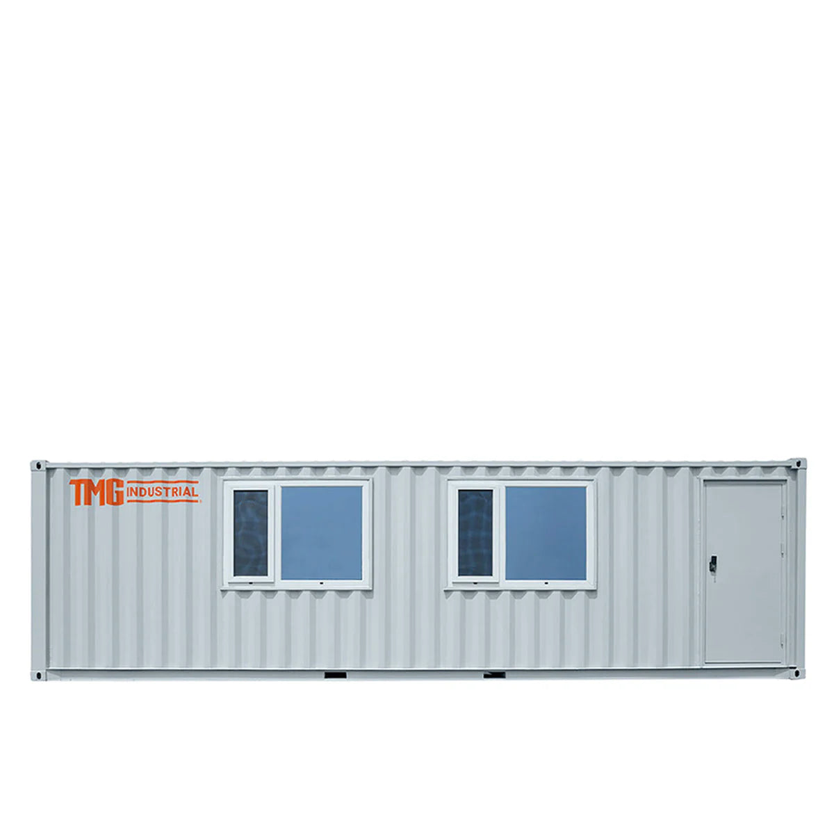 30’ Custom Built Steel Container Office, Working Area & Manager’S Office, 1 Leather Office Chair, 4 Ergonomic Office Chairs, TMG-SCO30