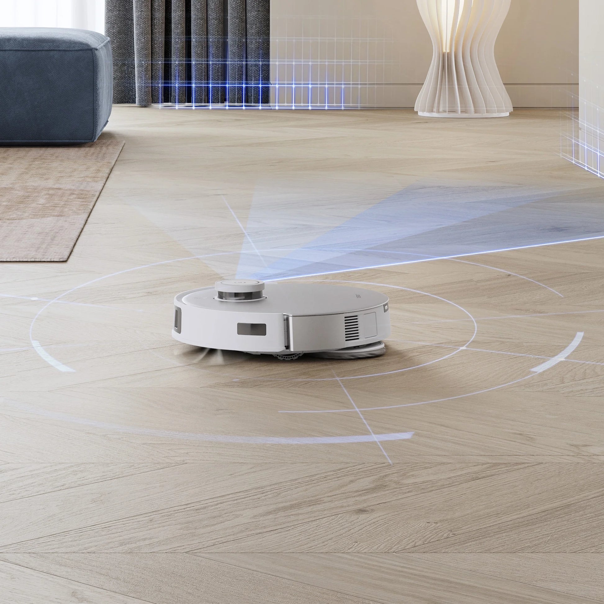 DEEBOT T20 OMNI Robot Vacuum and Spinning Mop with Automatic Lifting and Cleaning Station