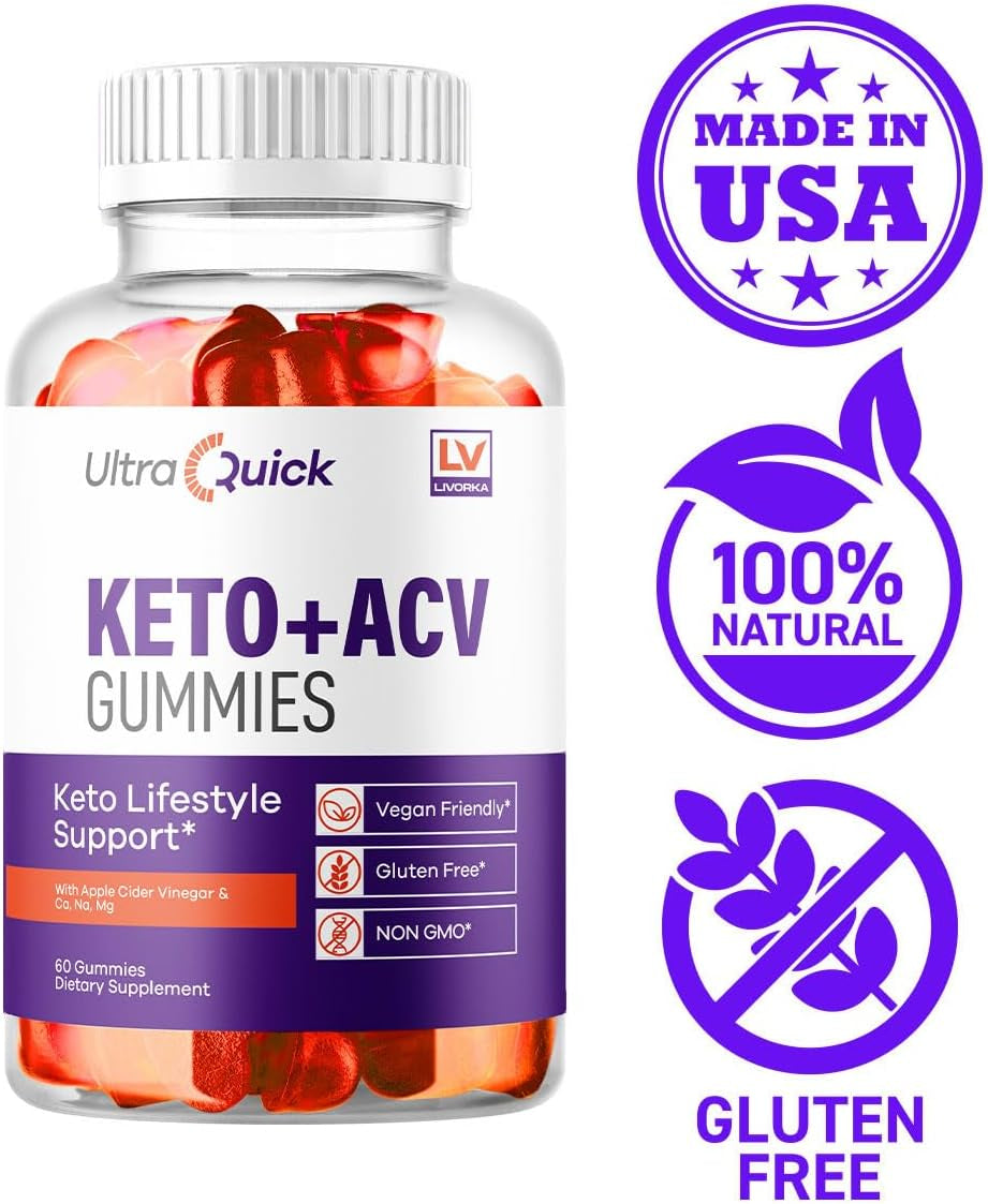 (2 Pack) Ultra Quick Keto ACV Gummies Weight Loss, Ultra Quick Keto ACV Gummies, Ultraquick Keto ACV Gummies, Ultraquick Keto plus ACV Support Gummies, Ultra Quick Weight Loss Gummies for 2 Months