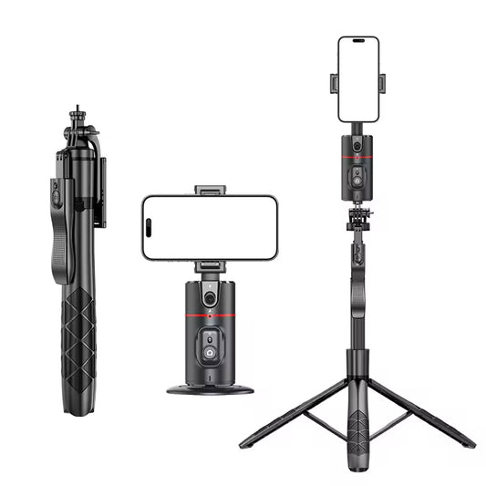 Innotech Sc Extendable Auto Face Tracking Tripod 360 Rotating Tripod, Both Auto or Manual Moving Control, Smart Cameraman Shooting for Video, Vlog, Live Stream
