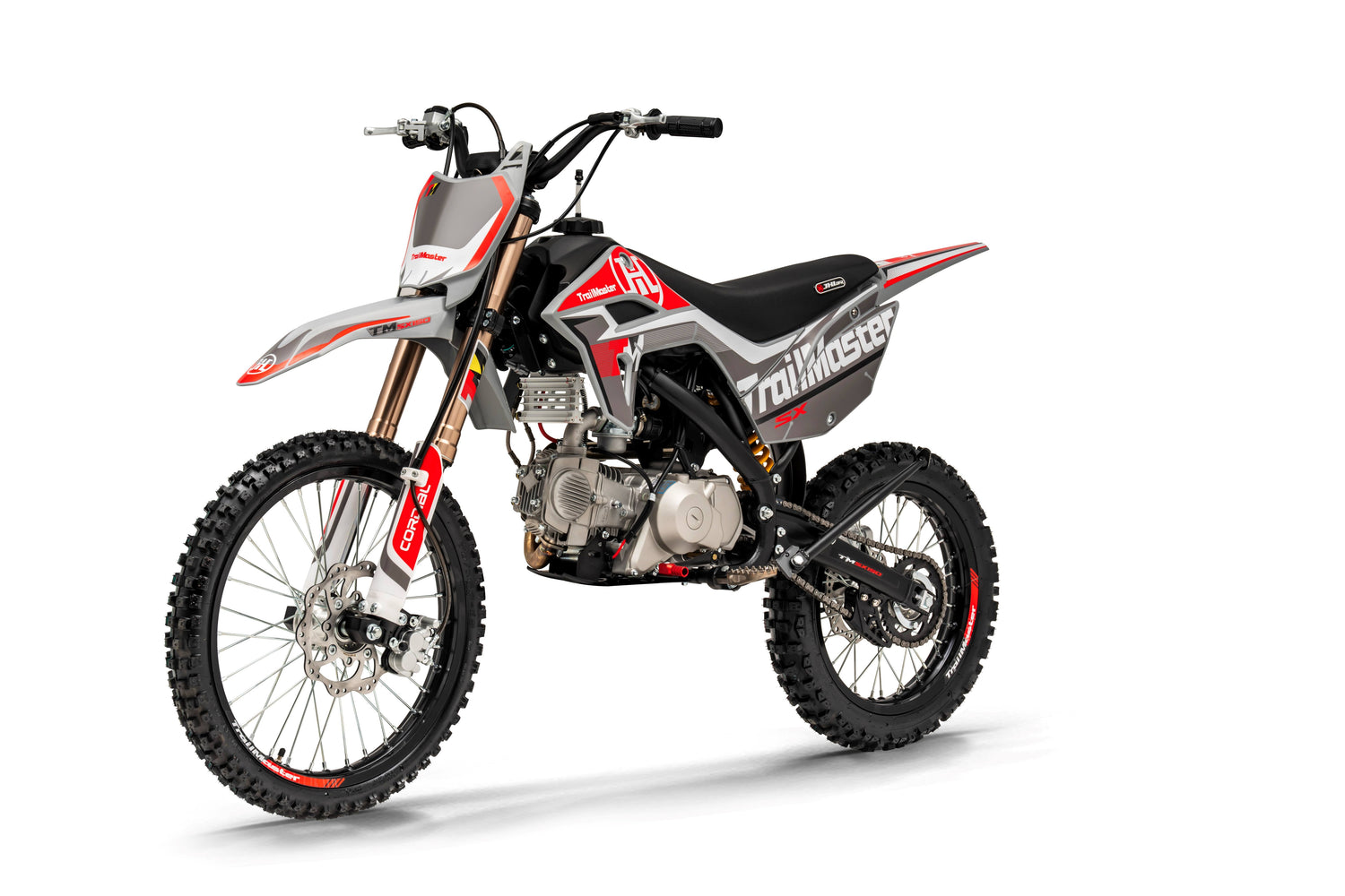 JHL SX150, Dirt Bike, 140Cc, Electric Start, Manual Trans, 32.70 Inch Seat Height, Electric Start, 140Cc, Air Cooled, Inverted Forks, Dual Vented Disc Brakes, 19 Inch Front Tire