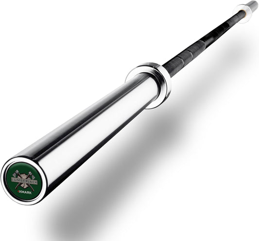 LUMBERJACK Weight Bar, Olympic Barbell with Weight Plates