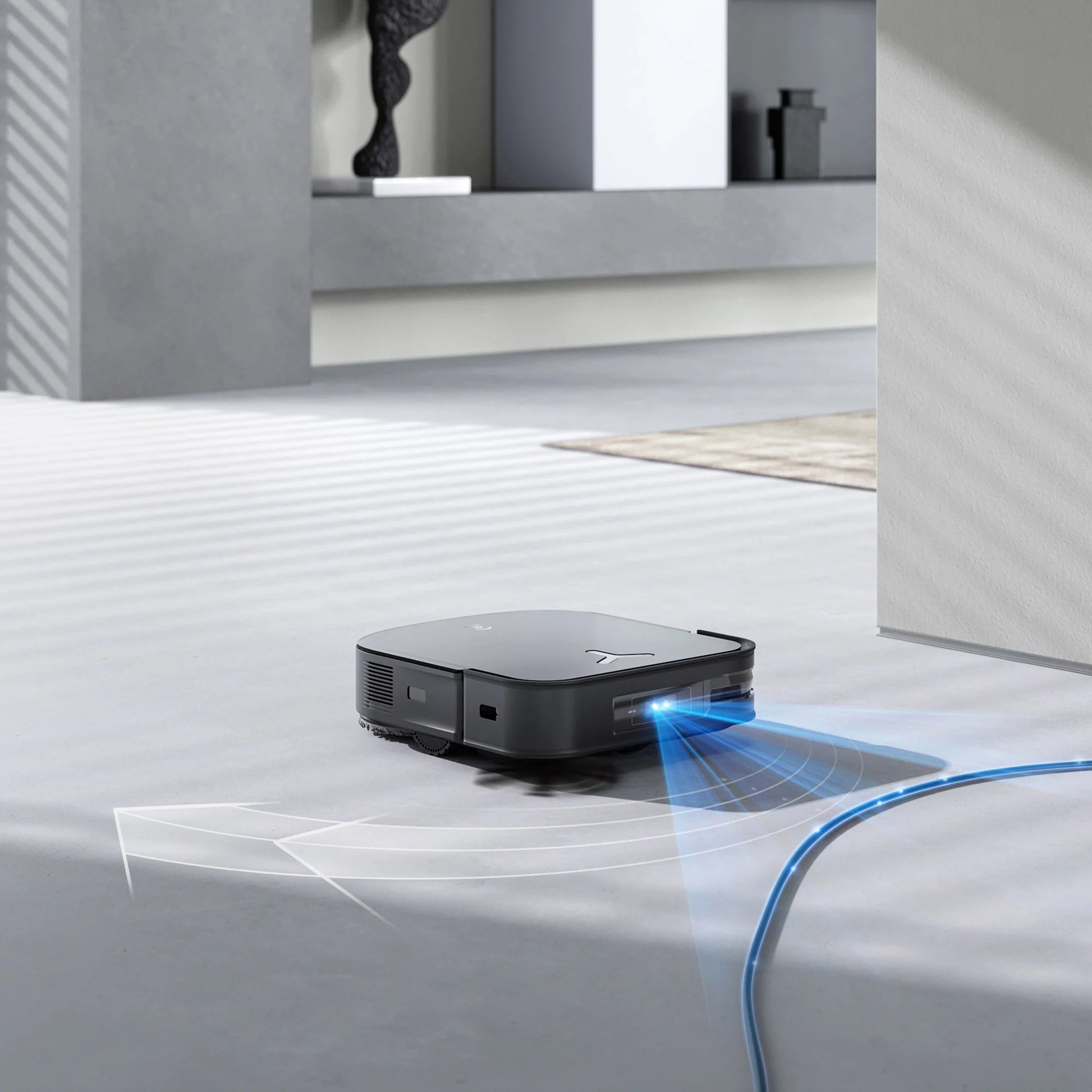 DEEBOT X2 OMNI Robot Vacuum and Spinning Mop with Automatic Mop Lifting and Cleaning Station