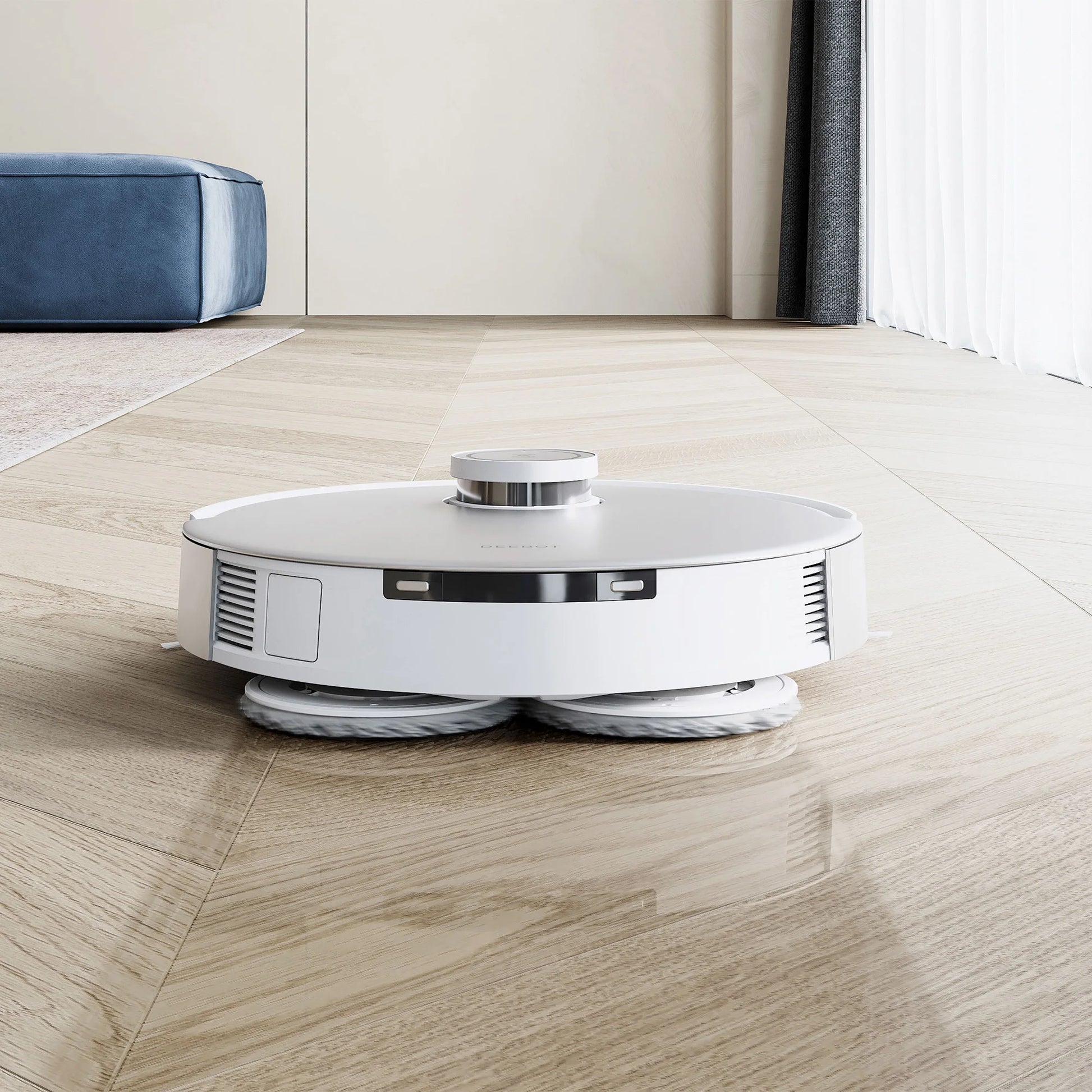 DEEBOT T20 OMNI Robot Vacuum and Spinning Mop with Automatic Lifting and Cleaning Station