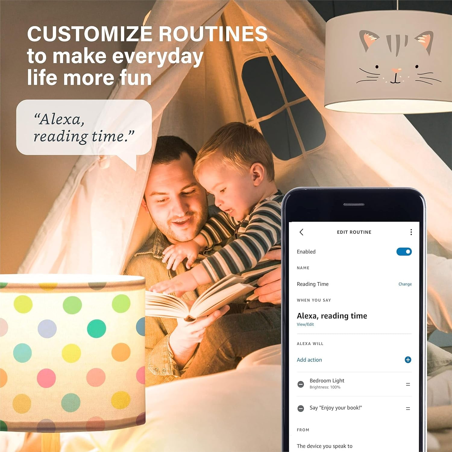 Alexa Light Bulb, Bluetooth Mesh Smart Light Bulbs, Smart Bulbs That Work with Alexa Only, Dimmable LED Bulb E26 A19, 60W Equivalent Soft White 800LM, Certified for Humans Device, 4 Pack