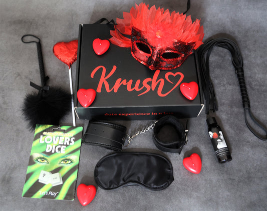 Sexy Kit | Erotic Intimate Set of Bestselling Sex Accessories | Sensual Kink BDSM Set | Sexy Valentines Gift | Restraint Sex Toys Set