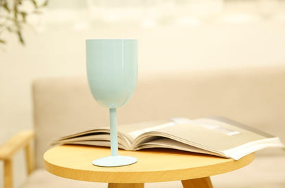 Stainless Steel Wine Glasses(2 Pack).Double Walled Vacuum Insulated Wine Tumbler Cups with Lid and Straw.Friendship,Christmas,Birthday Gifts for Women Men Friends Dad Mom(10Oz Light Blue)
