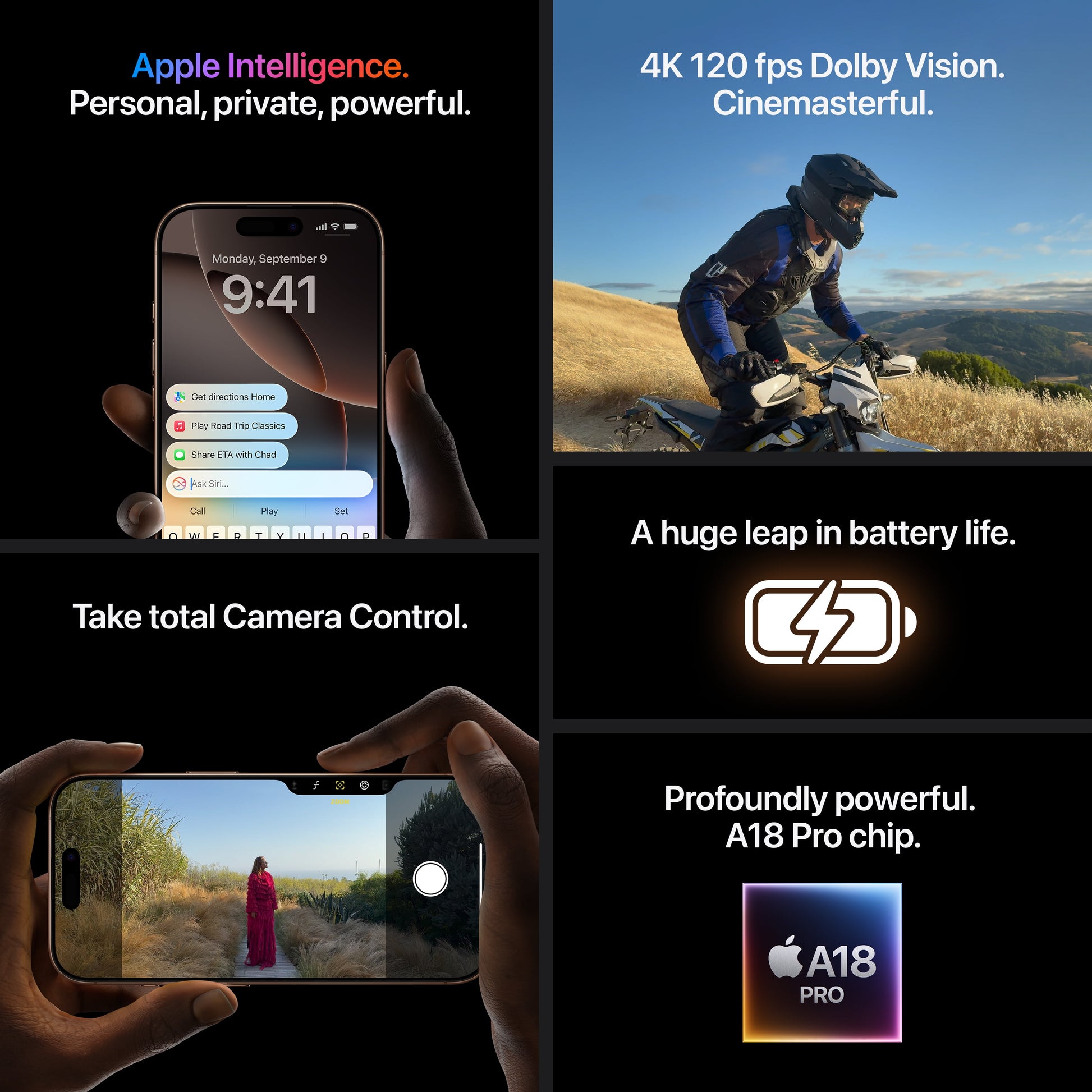Straight Talk  Iphone 16 Pro, 128GB, Desert Titanium - Prepaid Smartphone [Locked to Straight Talk]