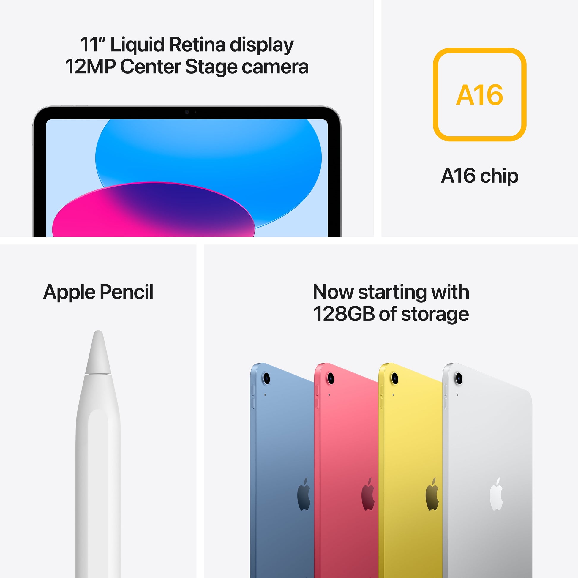 2025  11-Inch Ipad A16 Wi-Fi 512GB - Silver