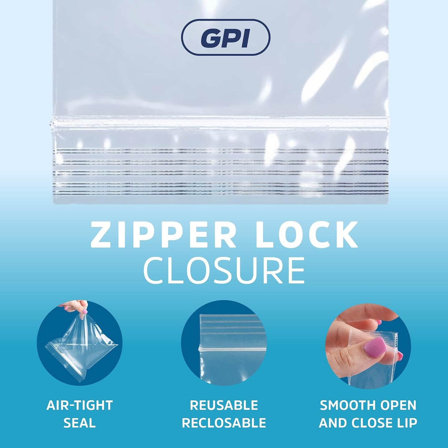 3" X 12" Extra Long Zip Bags, 6,000 Pack, Clear Plastic Reclosable Zip Baggies, 2 Mil Thick, Resealable Poly Bags for Packaging Insence, Necklaces & Jewelry.