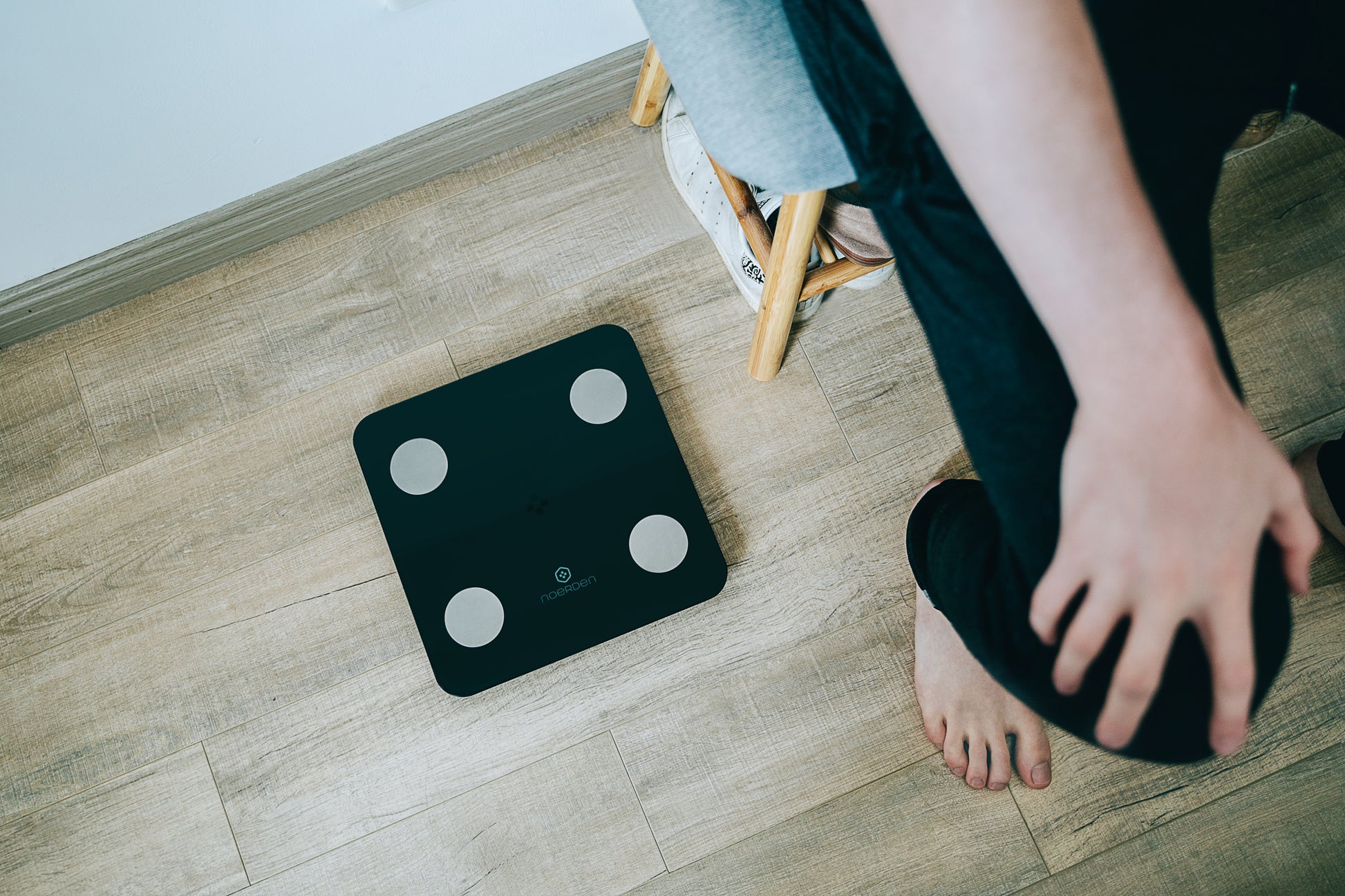 Minimi Smart Body Fat Scale with Bluetooth Detailed Body Composition Analysis, Black