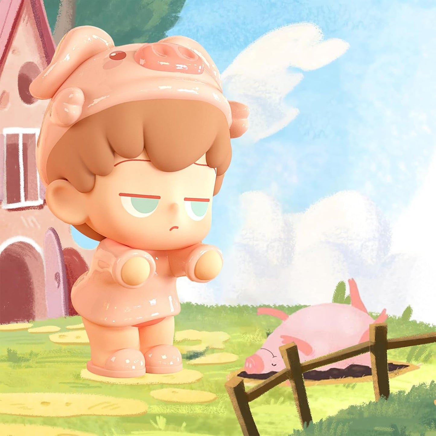 Adorable Creatures' Fantasy Land Series Figures, Mini Blind Box, Random Design Action Figures, Collectible Toys Home Decorations, Holiday Birthday Gifts, Cute Desk Accessories, Single Box