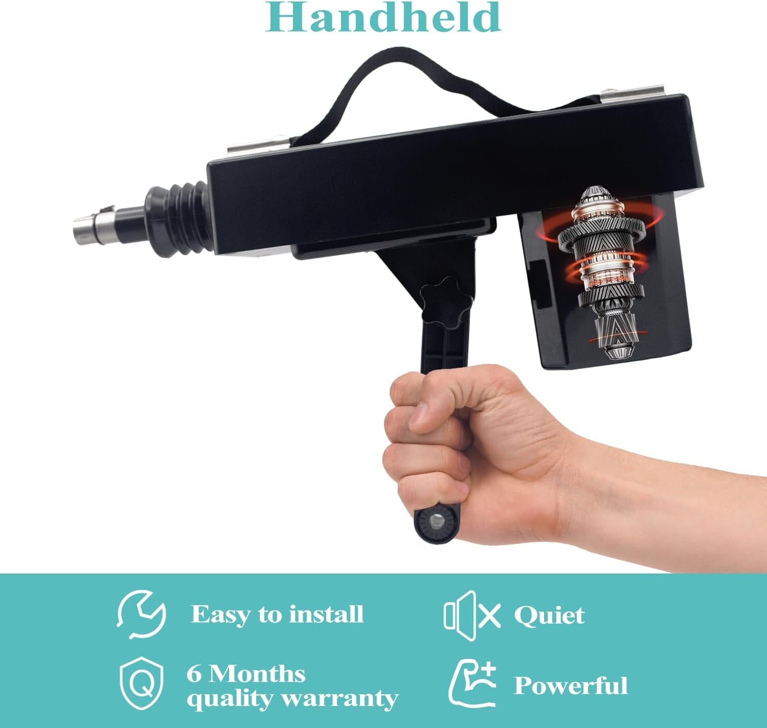 Sex Machine with Big Black Dildo Automatic Thrusting Love Machine with Suction Cup Adapter for Men and Women, Female Sex Toy Dildos Masturbation Machine with Powerful Motor