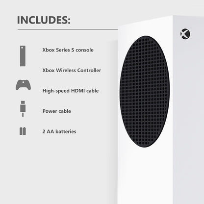 Series S - All Digital Gaming Console - 512GB SSD - Includes  Wireless Controller - 120FPS - Robot White