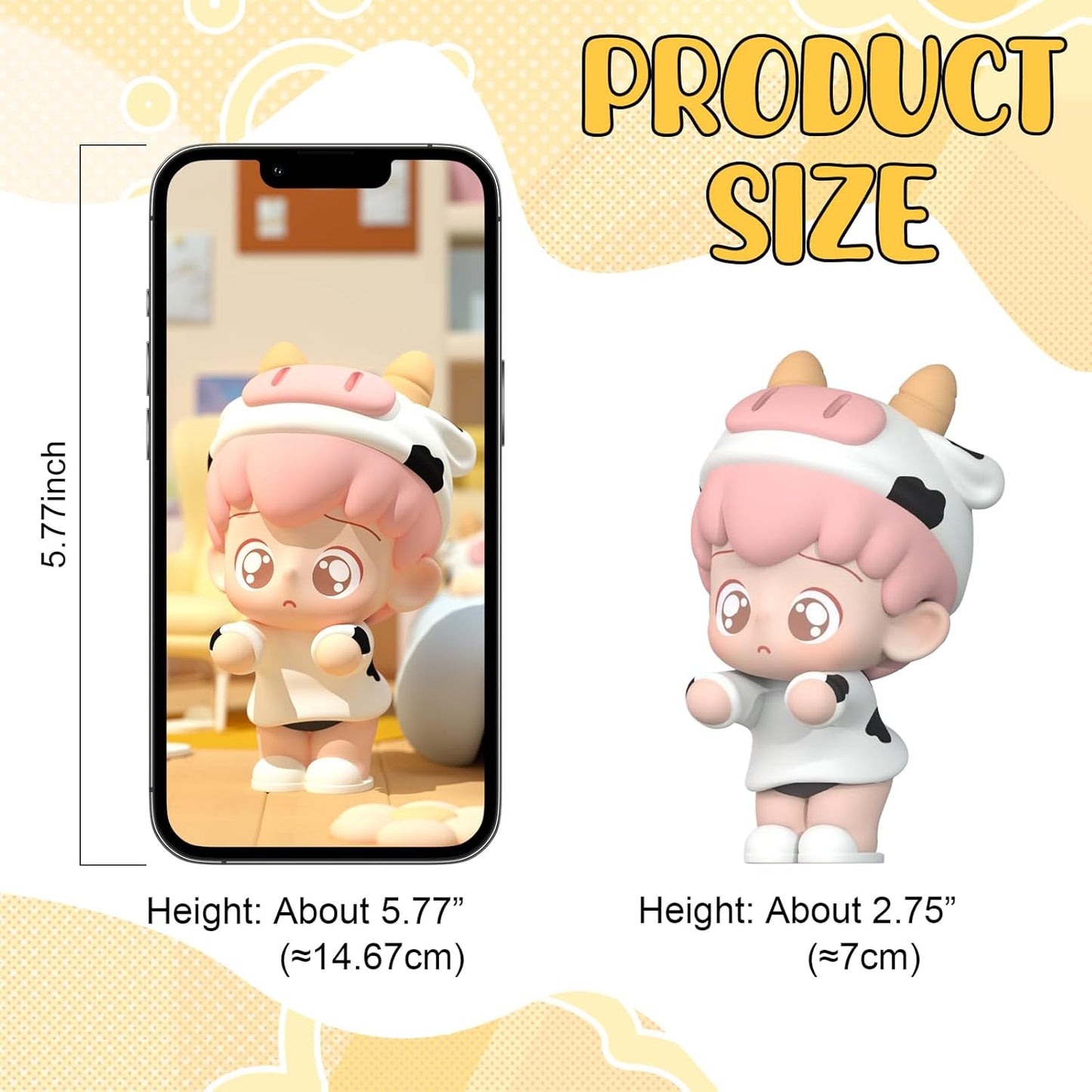 Adorable Creatures' Fantasy Land Series Figures, Mini Blind Box, Random Design Action Figures, Collectible Toys Home Decorations, Holiday Birthday Gifts, Cute Desk Accessories, Single Box