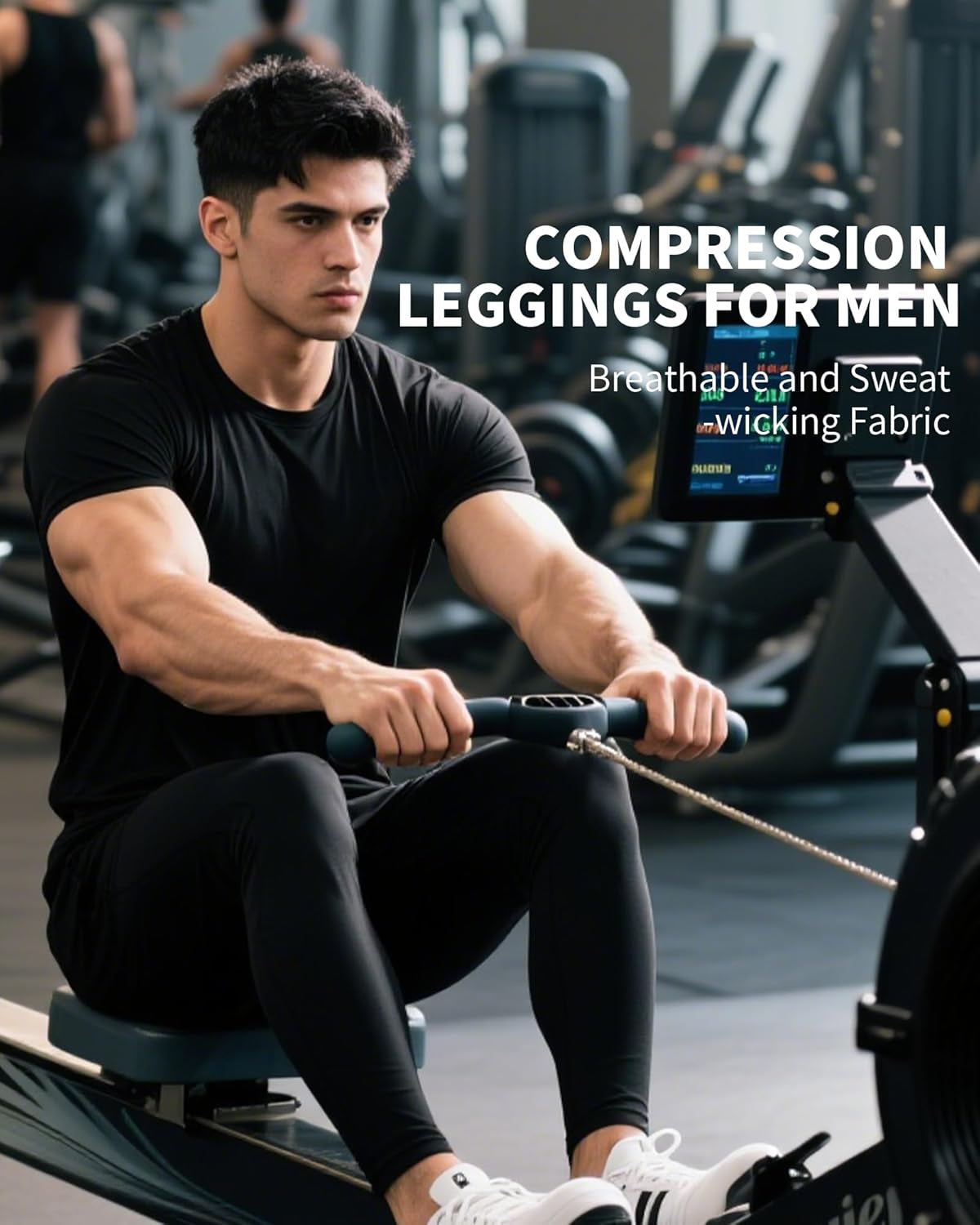 Men'S Compression Pants Cool Dry Baselayer Tights Leggings