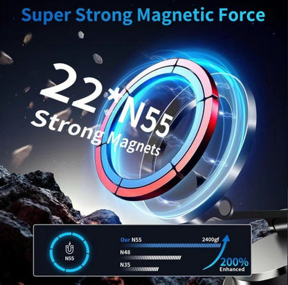 Adjustable 360° Magnetic Suction Vacuum Cell Phone Holder Car/Gym/Mirror
