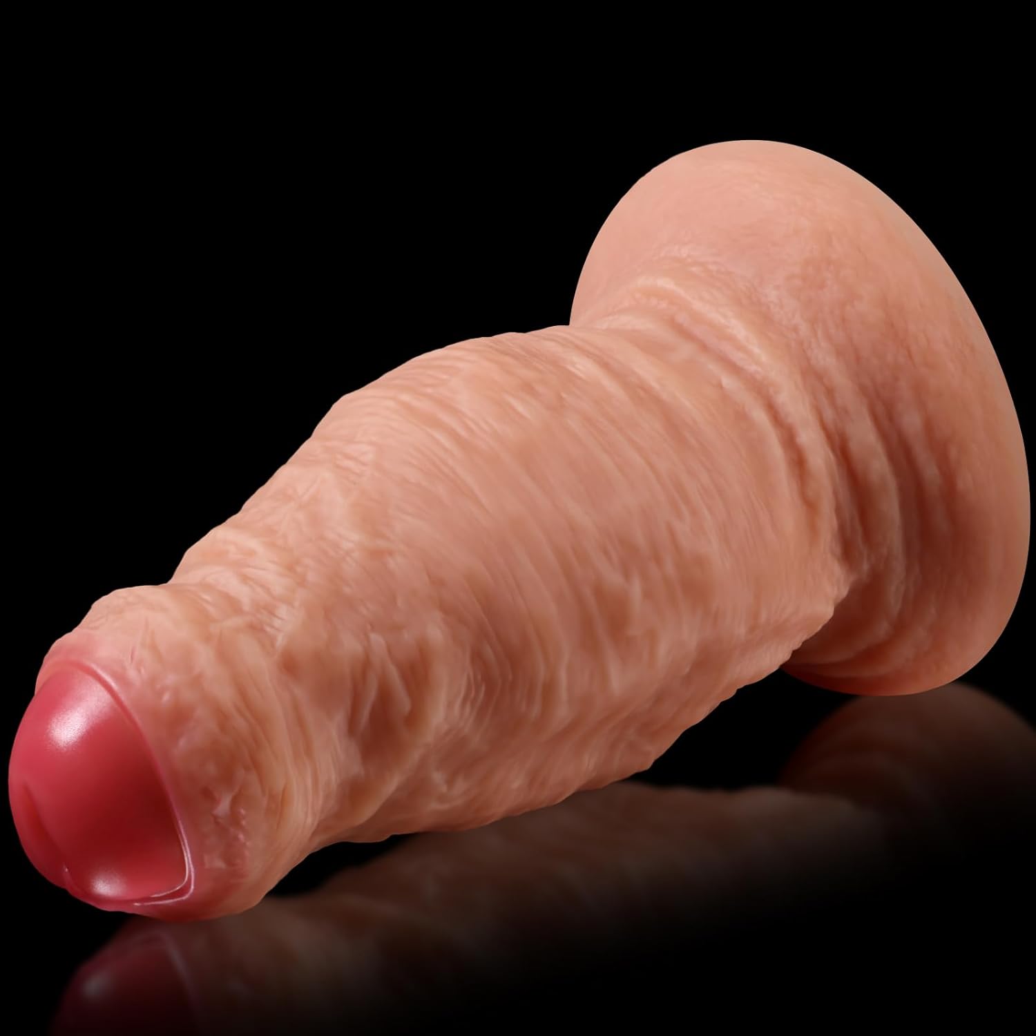 4.5'' Diameter Extra Thick Dildo, 10 Inch Dual Density Silicone Uncut Huge Anal Dildos Butt Plugs Sex Toy for Anal Stretch, Realistic XXL Massive Dildo No Balls for Advanced Player P Spot Stimulation
