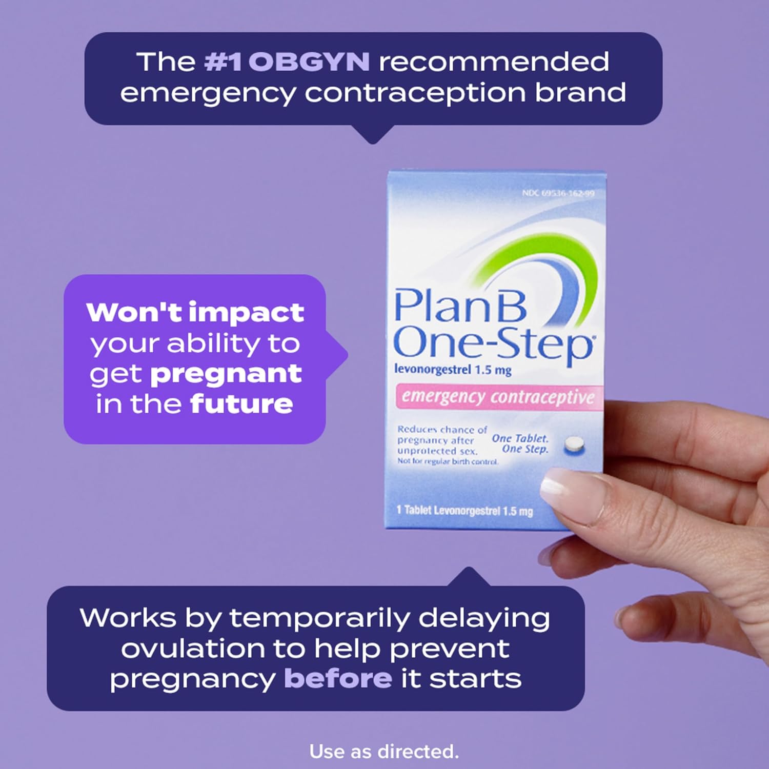 One-Step Emergency Contraceptive, 1.5 Mg (1 Tablet)