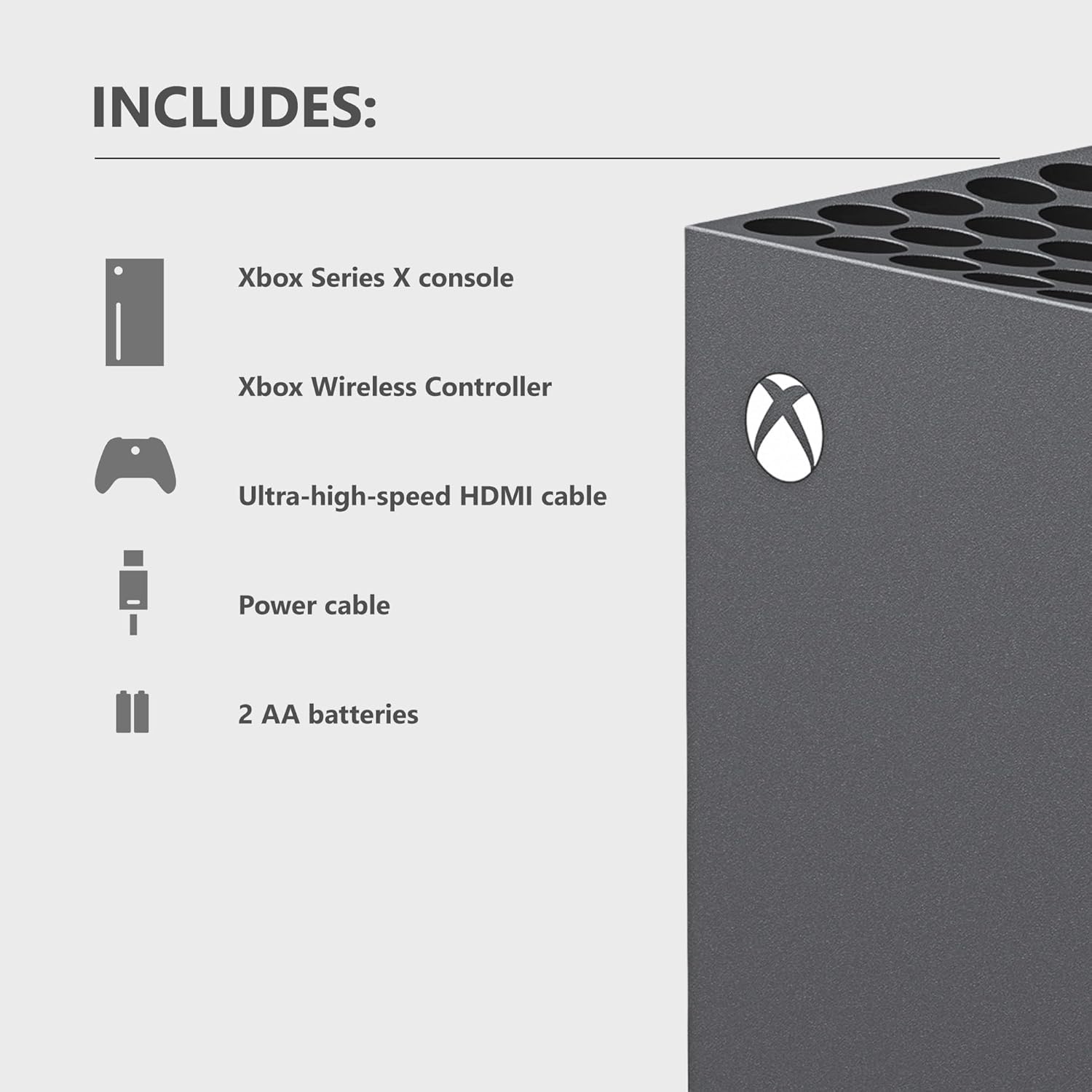 Series X - Gaming Console - 1TB SSD - Includes Wireless Controller - 4K Gaming - 120FPS - Carbon Black