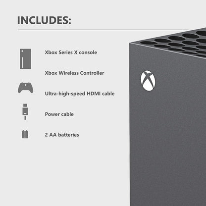 Series X - Gaming Console - 1TB SSD - Includes Wireless Controller - 4K Gaming - 120FPS - Carbon Black