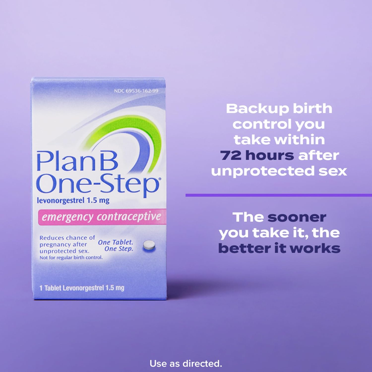 One-Step Emergency Contraceptive, 1.5 Mg (1 Tablet)