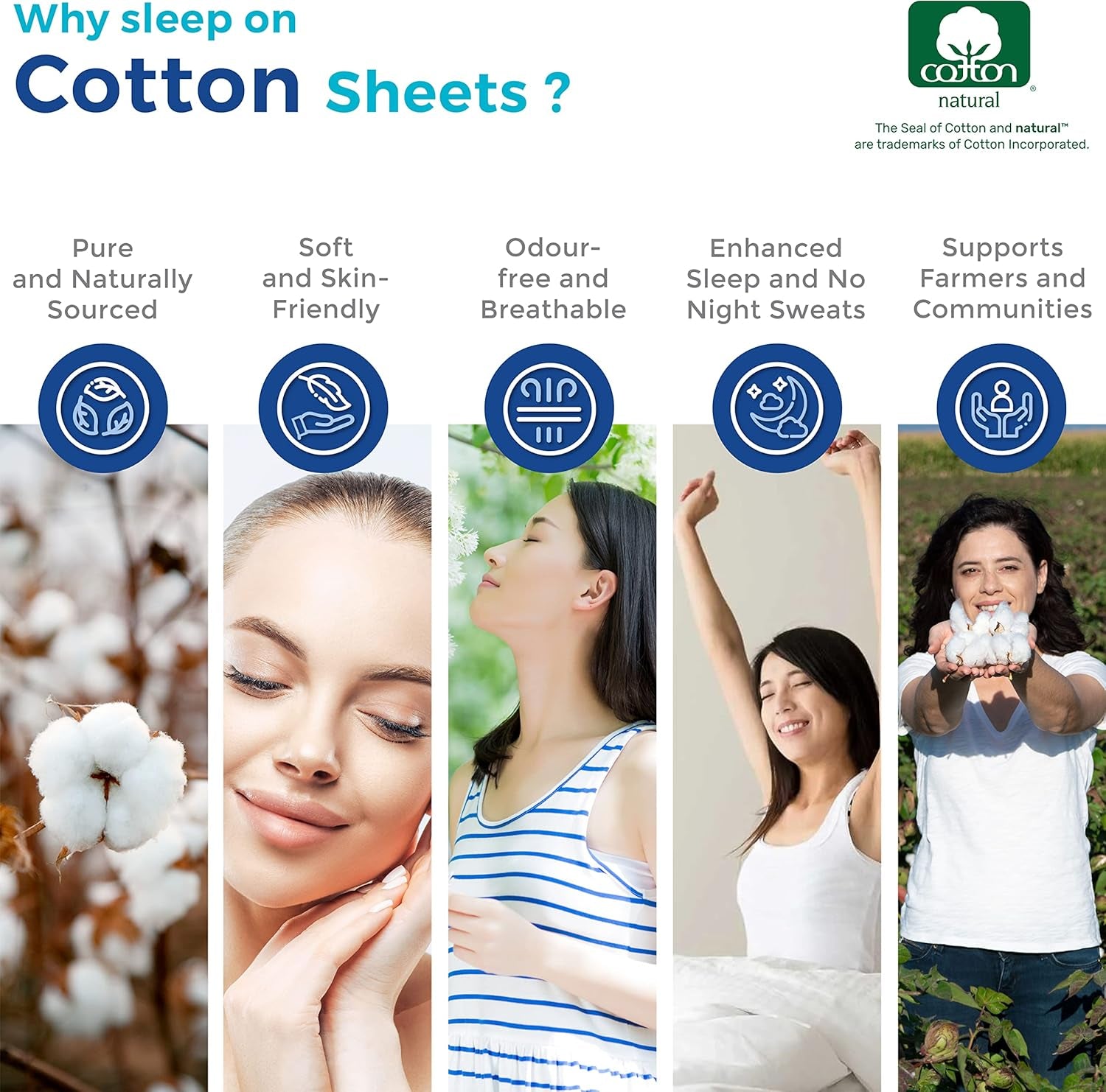 Pure Egyptian King Size Cotton Bed Sheets Set (King, 1000 Thread Count) Sand Bedding Pillow Cases (4 Pc) Egyptian Cotton Sheets King Size Bed- Sateen Sheets - 16 in Deep Pocket King Sheets