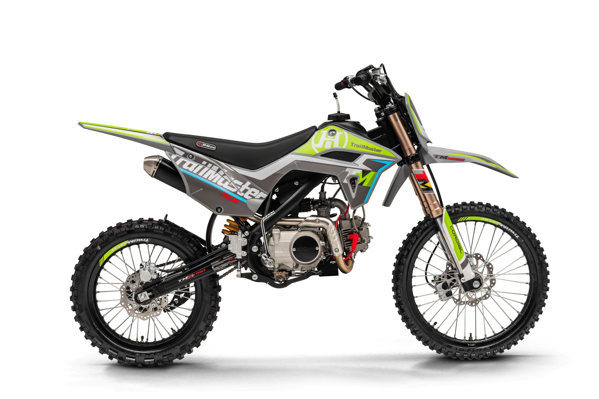JHL SX150, Dirt Bike, 140Cc, Electric Start, Manual Trans, 32.70 Inch Seat Height, Electric Start, 140Cc, Air Cooled, Inverted Forks, Dual Vented Disc Brakes, 19 Inch Front Tire