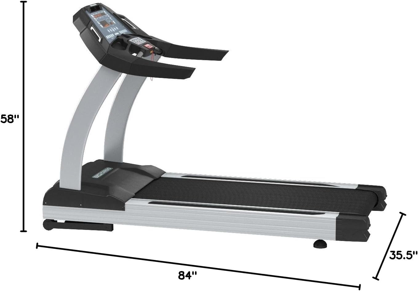 Elite Runner X Treadmill - Commercial Grade - Freesync FTMS Bluetooth Connectivity - 4.0 HP - Large Ortho Flex Shock Suspension System Deck - Marathon Training - 400 Lb Capacity