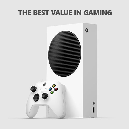 Series S - All Digital Gaming Console - 512GB SSD - Includes  Wireless Controller - 120FPS - Robot White