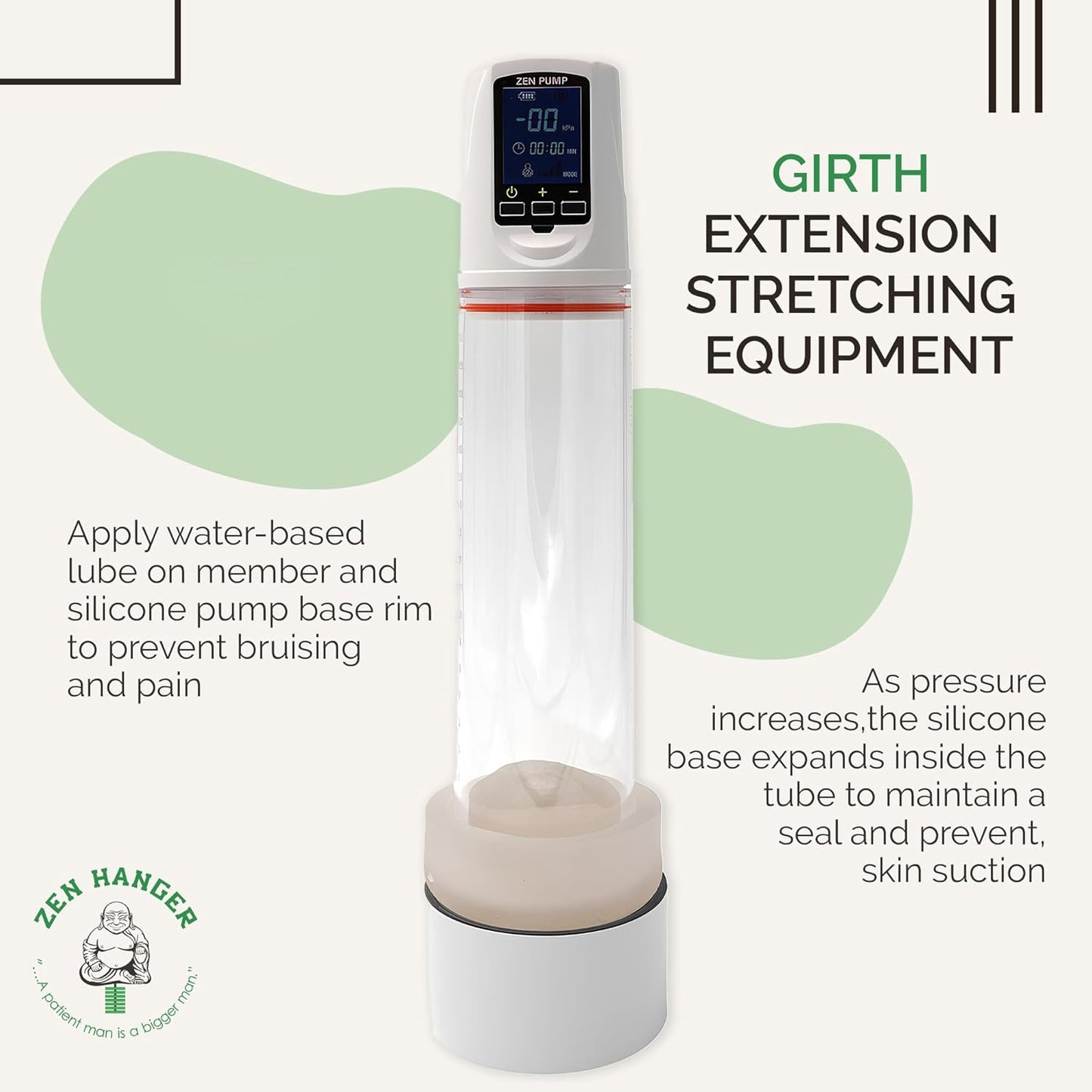 Automatic Electronic Penis Pump (Standard) – Penis Lengthening Device Automatic W/Silicone Base, Pressure Regulated Head, Ultra-Quiet Motor, & Long-Lasting Battery