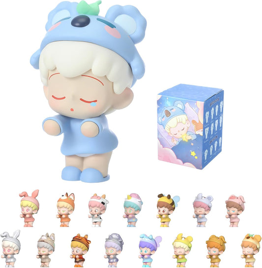 Adorable Creatures' Fantasy Land Series Figures, Mini Blind Box, Random Design Action Figures, Collectible Toys Home Decorations, Holiday Birthday Gifts, Cute Desk Accessories, Single Box