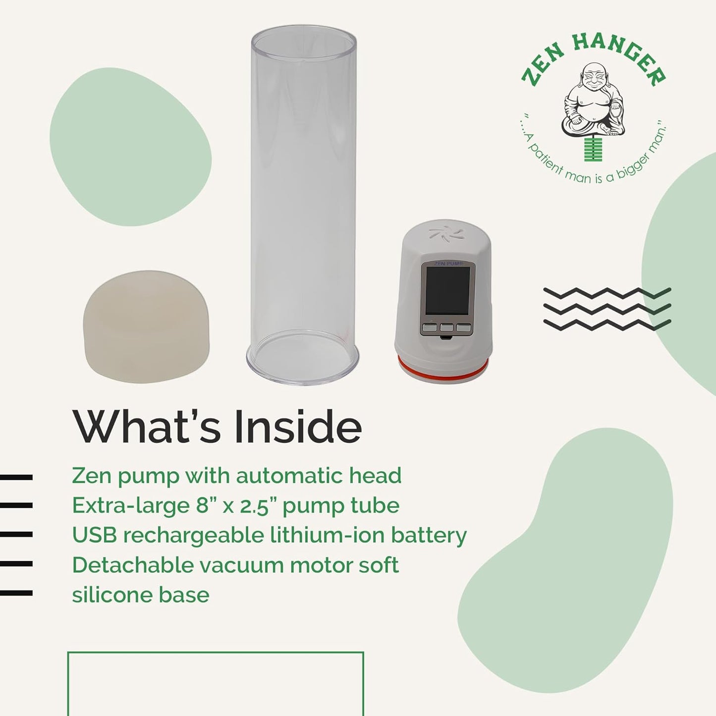 Automatic Electronic Penis Pump (Standard) – Penis Lengthening Device Automatic W/Silicone Base, Pressure Regulated Head, Ultra-Quiet Motor, & Long-Lasting Battery