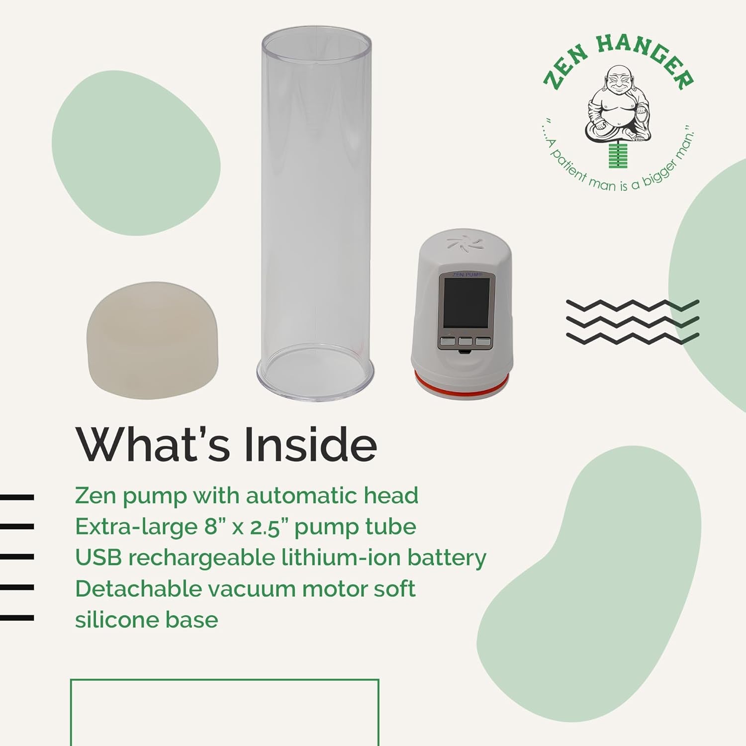 Automatic Electronic Penis Pump (Standard) – Penis Lengthening Device Automatic W/Silicone Base, Pressure Regulated Head, Ultra-Quiet Motor, & Long-Lasting Battery