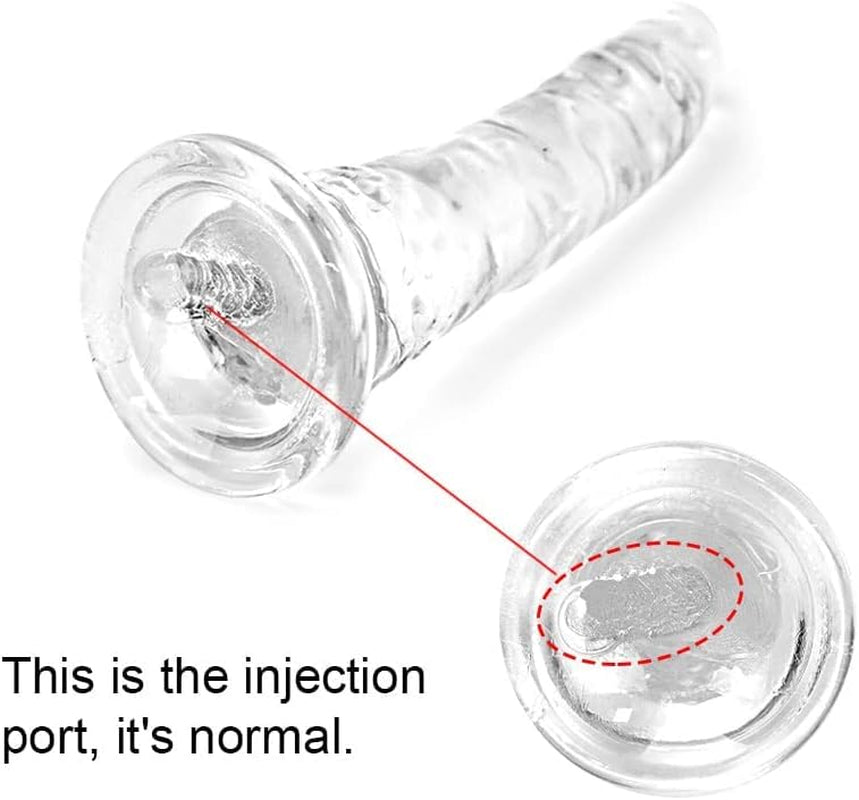 Clear Suction Realistic Dildo Set - 3 Sizes(Small6.4'',Big7.4'', Huge9.6'') for Anal and Vaginal Pleasure - Perfect for Beginners to Advanced Users Lifelike Penis