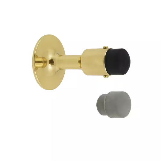 Polished Brass Solid Brass Cup Door Stop