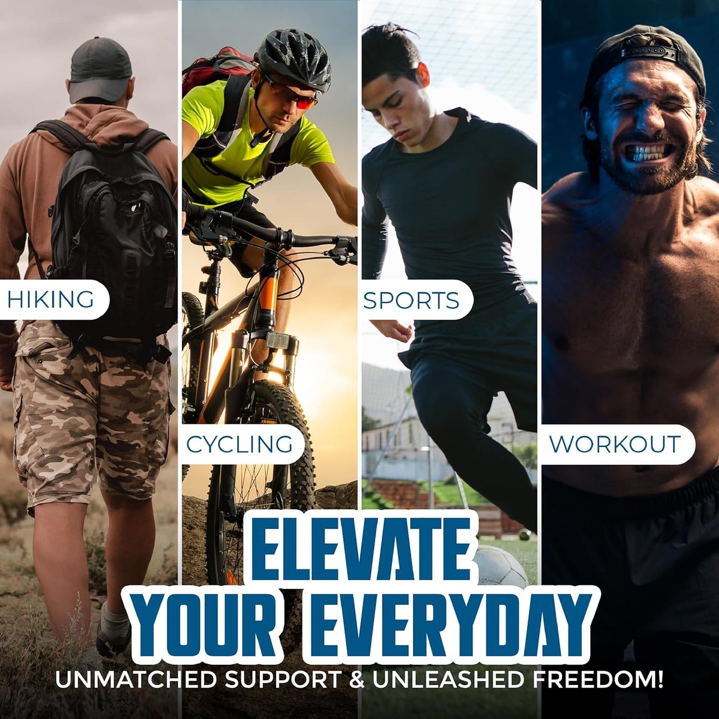 Real Men LIFT Pouch Jock Strap 1 or 3 Pack- Vasectomy Support Underwear - Athletic Supporter